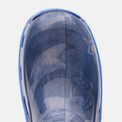 Гумові чоботи для хлопчика утеплені Demar Stormer Lux Print 0033 A 34-35 Блакитні