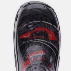 Гумові чоботи для хлопчика Demar Stormer Lux Print Exclusive 0433 EE 28-29 (18 см) Чорні з червоним