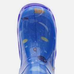 Гумові чоботи для хлопчика Demar Twister Lux Print T Космос 34/35 Сині