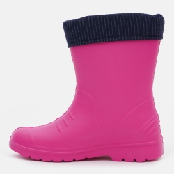 Гумові чоботи для дівчинки Demar Dino F 24/25 15.8 см Рожеві