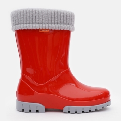 Гумові чоботи для дівчинки Demar Twister Lux 0406 B 26-27 Червоні