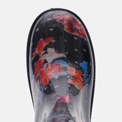 Гумові чоботи для дівчинки Demar Hawai Lux Print 0048AM 24/25 Чорні
