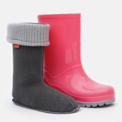 Гумові чоботи для дівчинки Demar Twister Lux 0407F 28-29 Рожеві