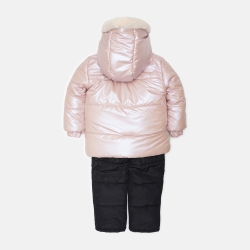 Зимовий комплект (куртка + напівкомбінезон) Одягайко 20484-32102 110 см Пудровий