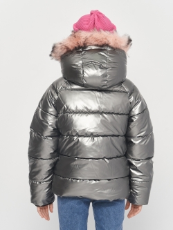 Куртка зимова дитяча Minoti Vibin 4 37180TEN 134-140 см Срібна