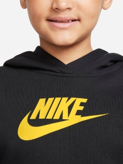 Худі дитяче Nike G Nsw Club Ft Crop Hoodie Hbr DC7210-011 158-164 см (XL)