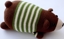 М'яка іграшка ручної роботи Crochet UA Ведмежатко 22 см